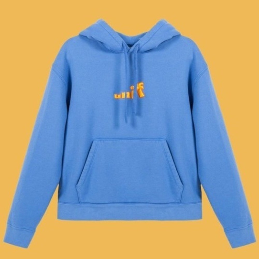Unif Swing Logo Hoodie Pullover Sweatshirt Skater Grunge Sz‎ XS